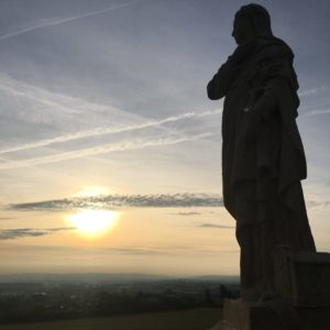 Randonnée depuis La-Tour-de-Salvagny et panorama de la madone à Ste Consorce