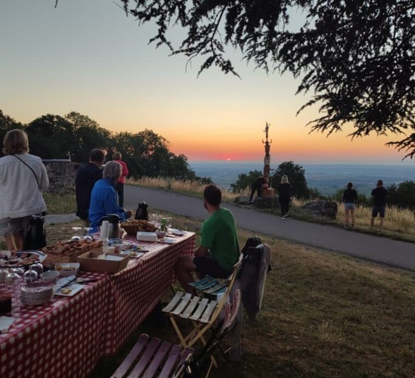 Petit-déjeuner au Mont Brouilly